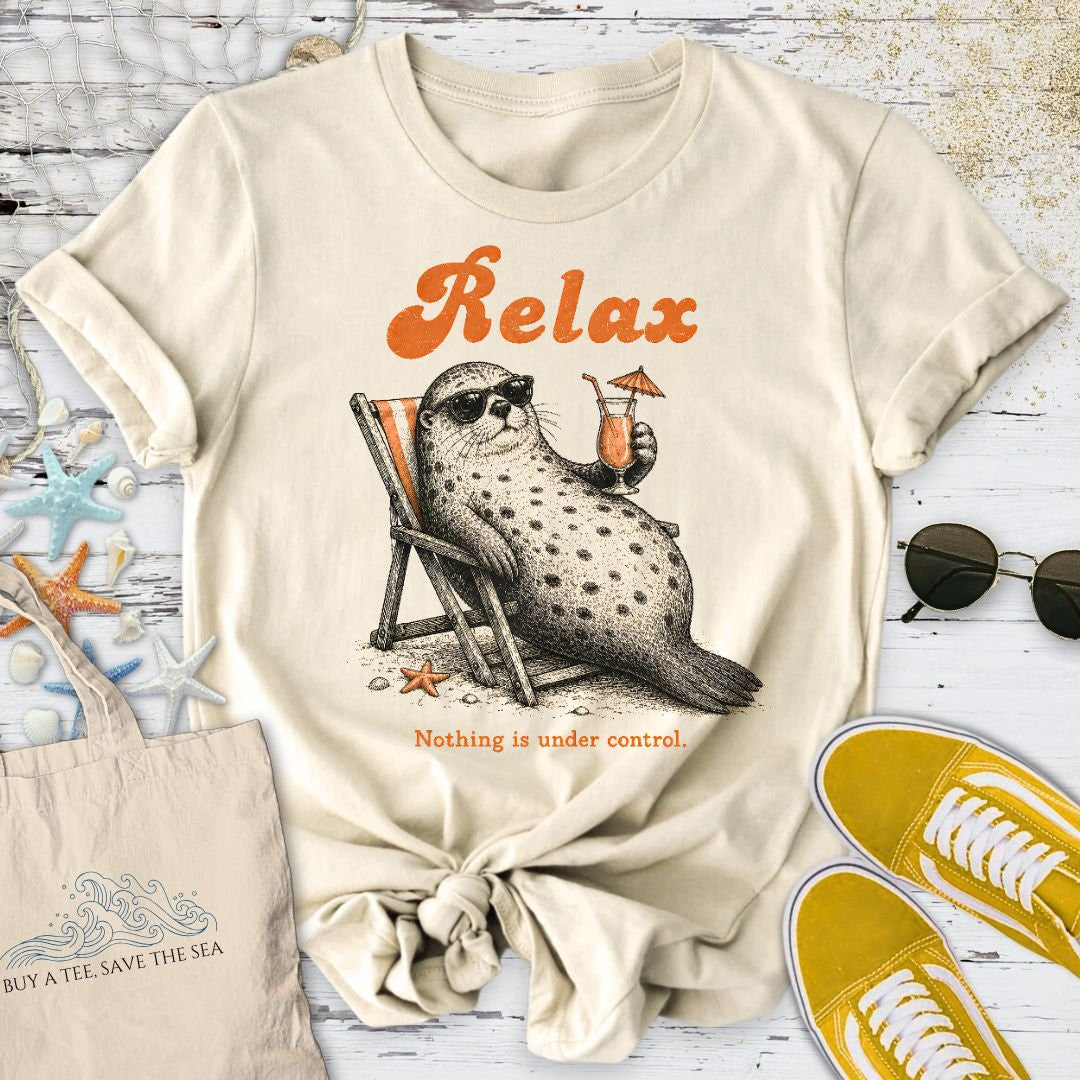 Nothing is Under Control T-Shirt - Ocean Graphic Tee - Gift for Ocean Lovers - Unisex