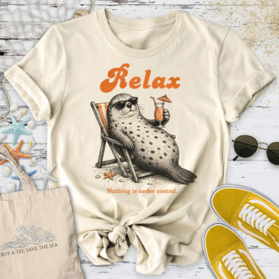 Nothing is Under Control T-Shirt - Ocean Graphic Tee - Gift for Ocean Lovers - Unisex