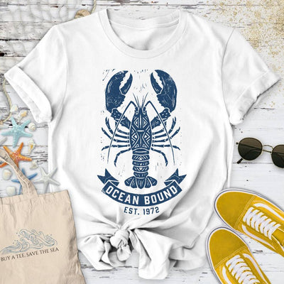 Ocean Bound Lobster T-Shirt - Graphic Tee - Gift for Ocean Lovers - Unisex