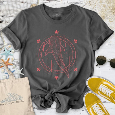 Whale Shark Mandala T-Shirt - Ocean Graphic Tee - Gift for Ocean Lovers - Unisex