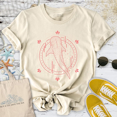 Whale Shark Mandala T-Shirt - Ocean Graphic Tee - Gift for Ocean Lovers - Unisex
