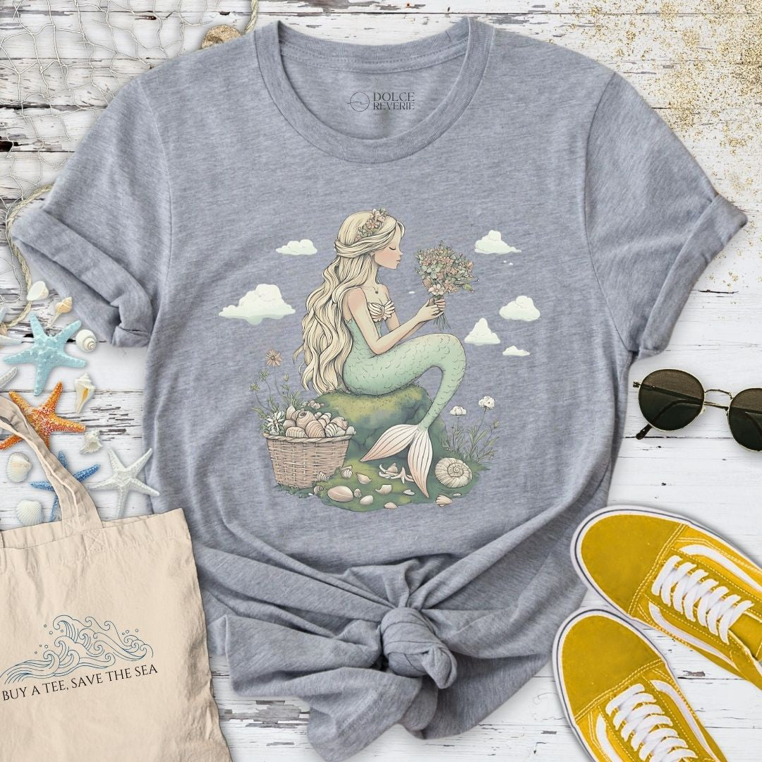 Mermaid Daydreams T-Shirt - Ocean Graphic Tee - Gift for Ocean Lovers - Unisex