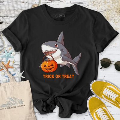 Halloween Shark T-Shirt - Ocean Graphic Tee - Gift for Ocean Lovers - Unisex