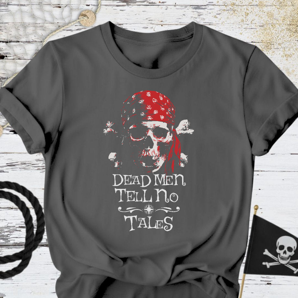 No Tales, Pirate T-Shirt - Ocean Graphic Tee - Gift for Ocean Lovers - Unisex