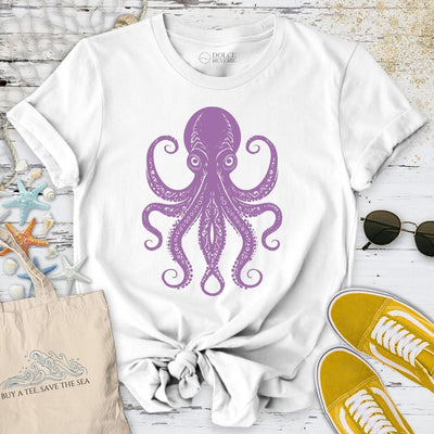 Tribal Octopus T-Shirt - Ocean Graphic Tee - Gift for Ocean Lovers - Unisex