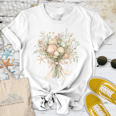 Oceanic Bouquet T-Shirt - Ocean Graphic Tee - Gift for Ocean Lovers - Unisex