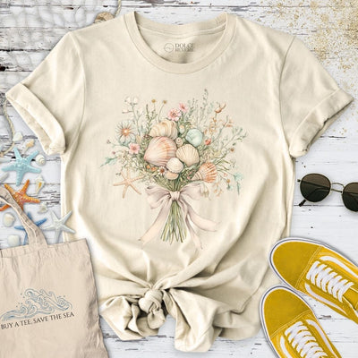 Oceanic Bouquet T-Shirt - Ocean Graphic Tee - Gift for Ocean Lovers - Unisex