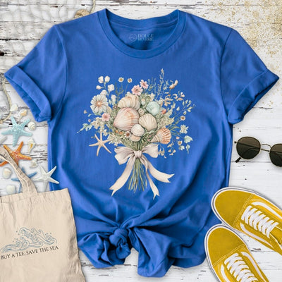 Oceanic Bouquet T-Shirt - Ocean Graphic Tee - Gift for Ocean Lovers - Unisex