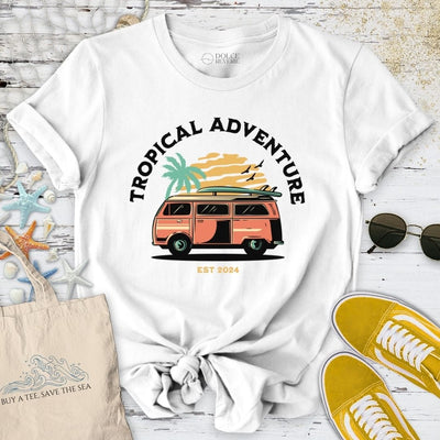 Tropical Adventure T-Shirt - Ocean Graphic Tee - Gift for Ocean Lovers - Unisex