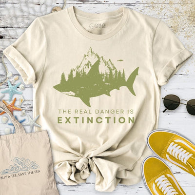The Real Danger Is Extinction T-Shirt - Ocean Graphic Tee - Gift for Ocean Lovers - Unisex