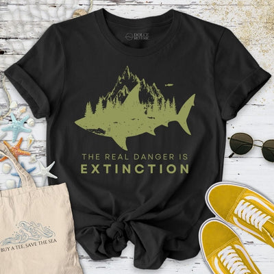 The Real Danger Is Extinction T-Shirt - Ocean Graphic Tee - Gift for Ocean Lovers - Unisex