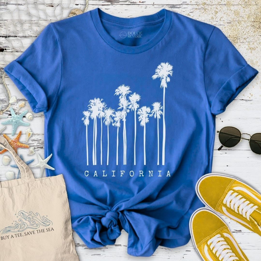 California T-Shirt - Ocean Graphic Tee - Gift for Ocean Lovers - Unisex