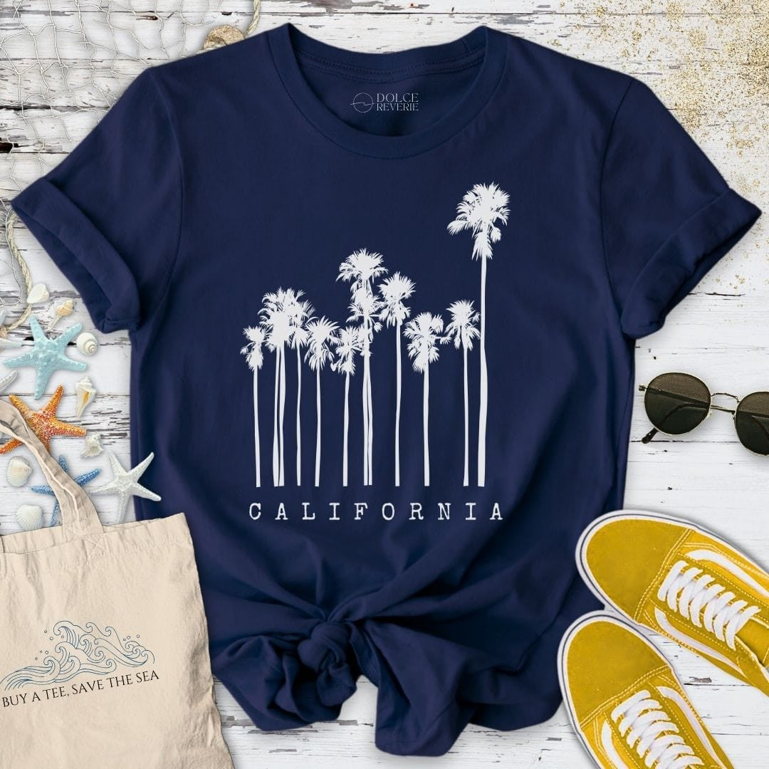 California T-Shirt - Ocean Graphic Tee - Gift for Ocean Lovers - Unisex