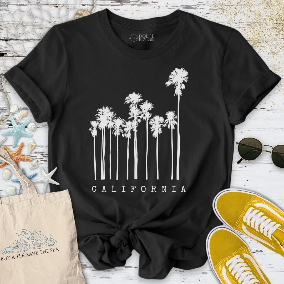 California T-Shirt - Ocean Graphic Tee - Gift for Ocean Lovers - Unisex