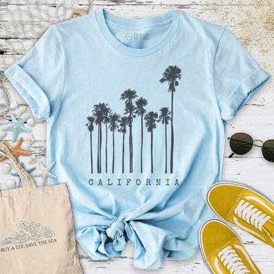 California T-Shirt - Ocean Graphic Tee - Gift for Ocean Lovers - Unisex
