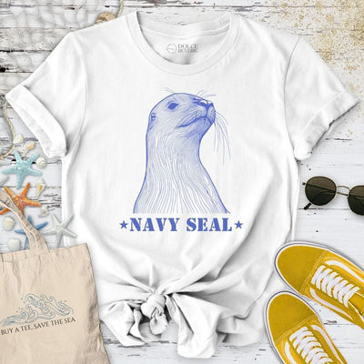 Navy Seal T-Shirt - Ocean Graphic Tee - Gift for Ocean Lovers - Unisex
