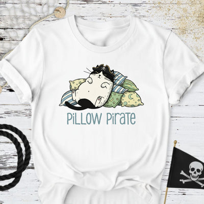 Pillow Pirate, Cat T-Shirt - Ocean Graphic Tee - Gift for Ocean Lovers - Unisex
