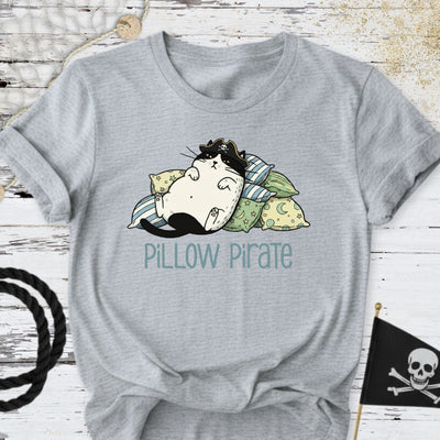 Pillow Pirate, Cat T-Shirt - Ocean Graphic Tee - Gift for Ocean Lovers - Unisex