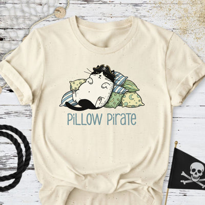 Pillow Pirate, Cat T-Shirt - Ocean Graphic Tee - Gift for Ocean Lovers - Unisex