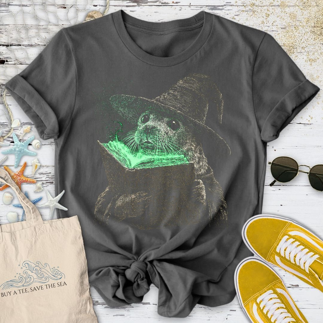Sea Witch Seal T-Shirt - Ocean Graphic Tee - Gift for Ocean Lovers - Unisex