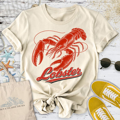 Lobster Club T-Shirt - Ocean Graphic Tee - Gift for Ocean Lovers - Unisex