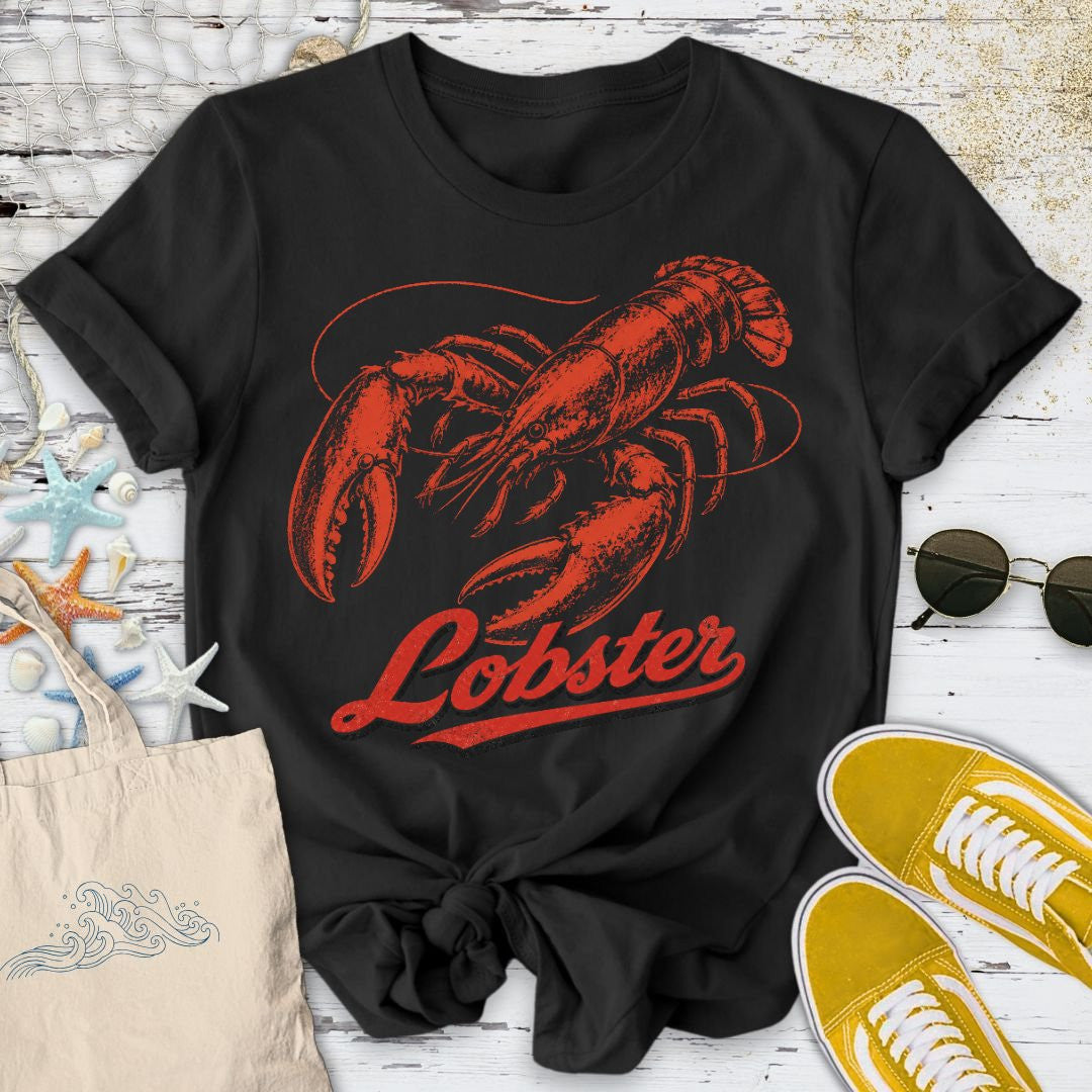 Lobster Club T-Shirt - Ocean Graphic Tee - Gift for Ocean Lovers - Unisex