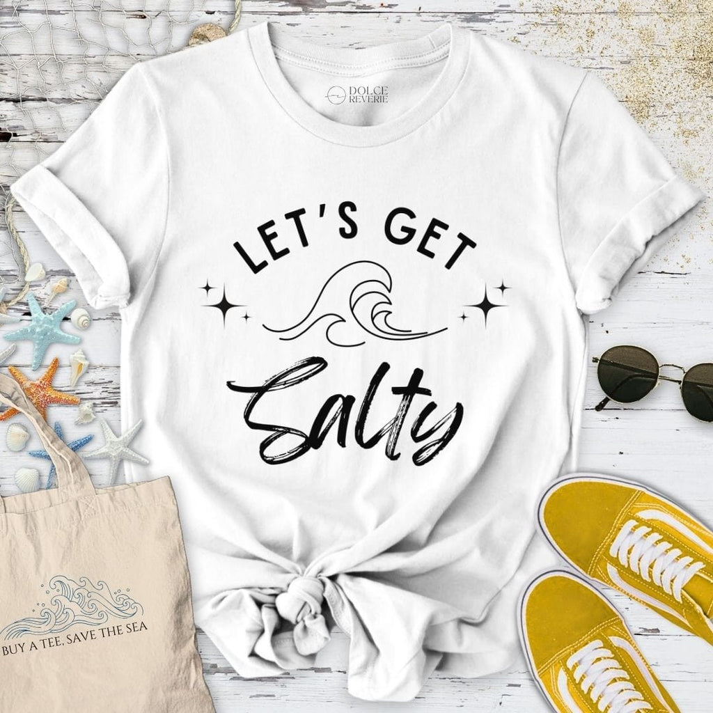 Let´s Get Salty T-Shirt - Ocean Graphic Tee - Gift for Ocean Lovers - Unisex