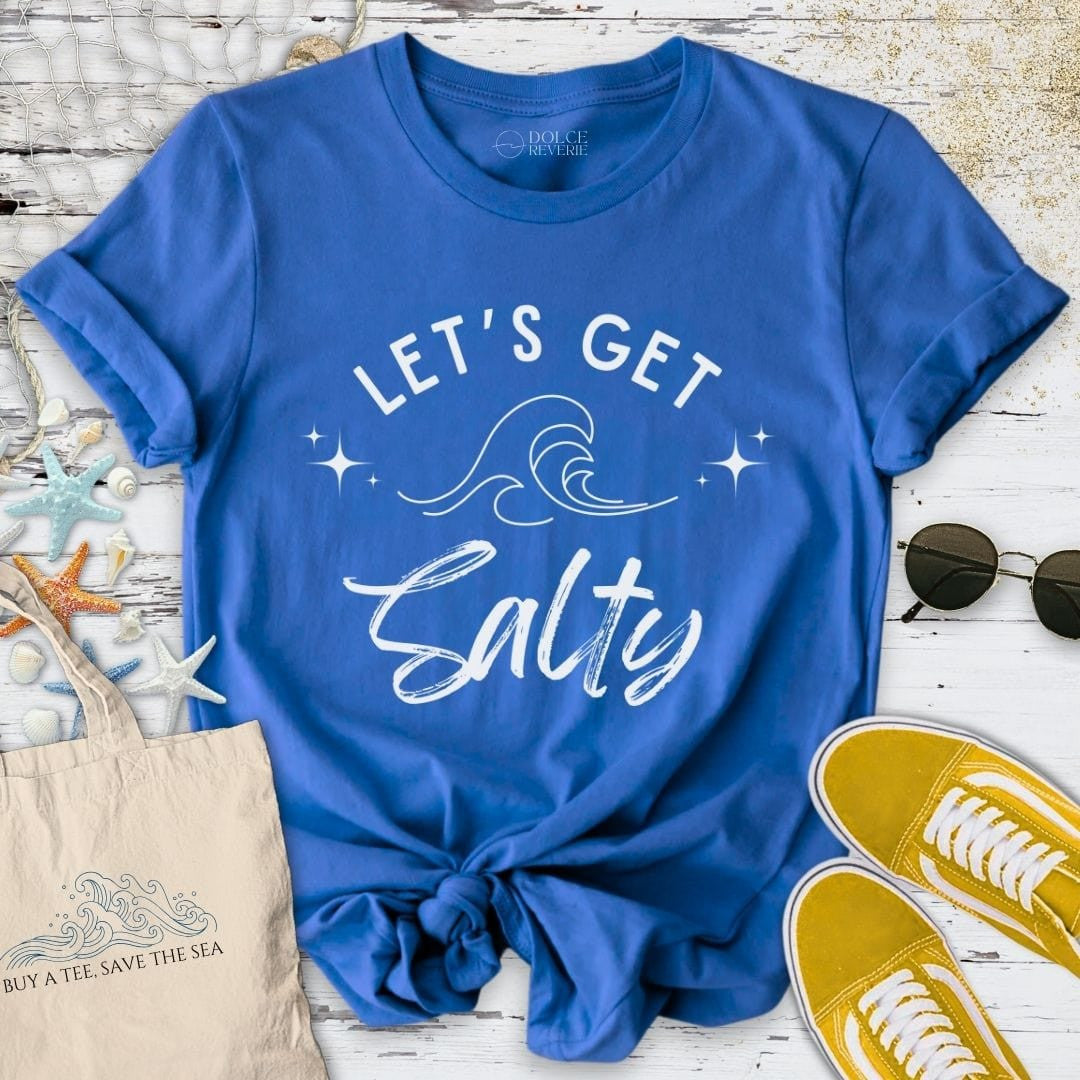 Let´s Get Salty T-Shirt - Ocean Graphic Tee - Gift for Ocean Lovers - Unisex
