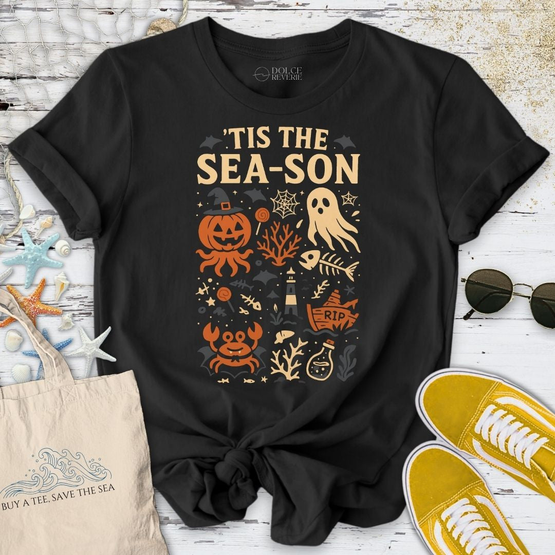 Marine Halloween T-Shirt - Ocean Graphic Tee - Gift for Ocean Lovers - Unisex