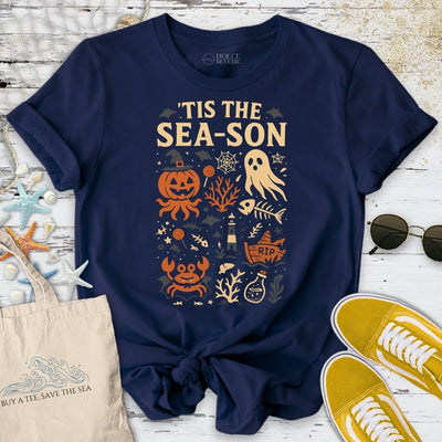 Marine Halloween T-Shirt - Ocean Graphic Tee - Gift for Ocean Lovers - Unisex
