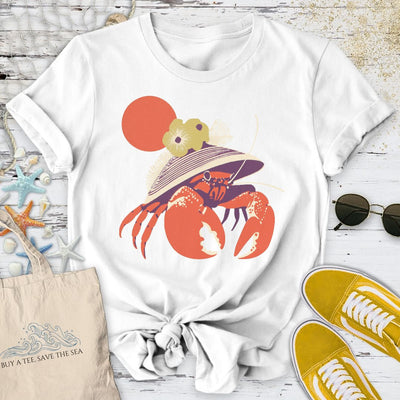The Summer Hermit T-Shirt - Ocean Graphic Tee - Gift for Ocean Lovers - Unisex