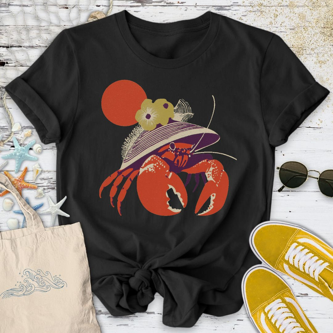 The Summer Hermit T-Shirt - Ocean Graphic Tee - Gift for Ocean Lovers - Unisex