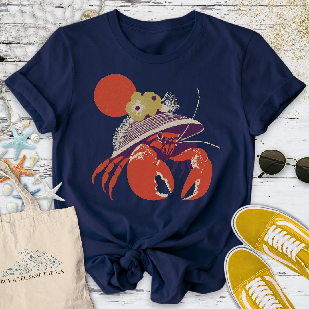 The Summer Hermit T-Shirt - Ocean Graphic Tee - Gift for Ocean Lovers - Unisex