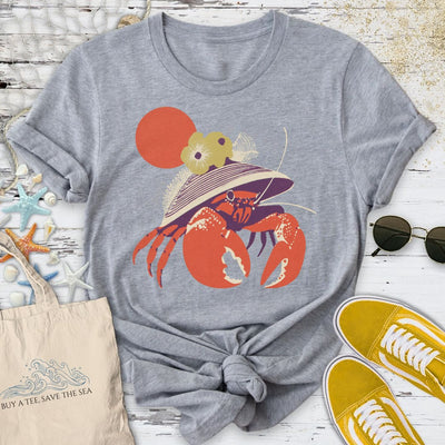 The Summer Hermit T-Shirt - Ocean Graphic Tee - Gift for Ocean Lovers - Unisex