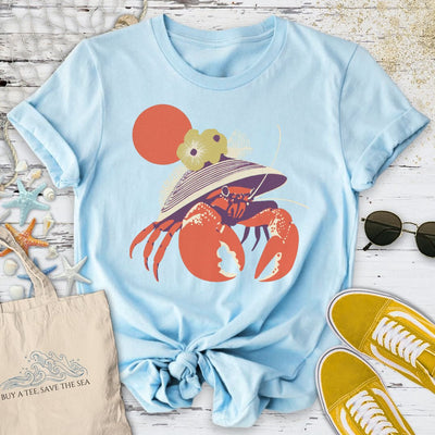The Summer Hermit T-Shirt - Ocean Graphic Tee - Gift for Ocean Lovers - Unisex