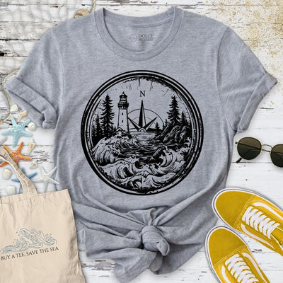 Ocean Wayfinder T-Shirt - Graphic Tee - Gift for Ocean Lovers - Unisex