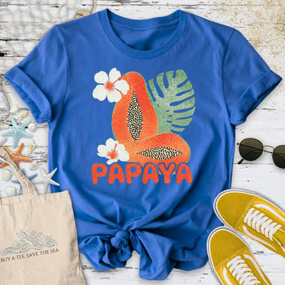 Papaya T-Shirt - Ocean Graphic Tee - Gift for Ocean Lovers - Unisex
