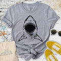 Hungry Shark T-Shirt - Ocean Graphic Tee - Gift for Ocean Lovers - Unisex