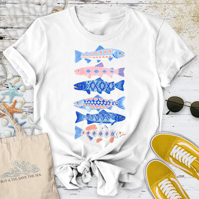 Tile Fish T-Shirt - Ocean Graphic Tee - Gift for Ocean Lovers - Unisex