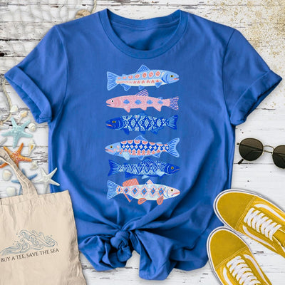 Tile Fish T-Shirt - Ocean Graphic Tee - Gift for Ocean Lovers - Unisex