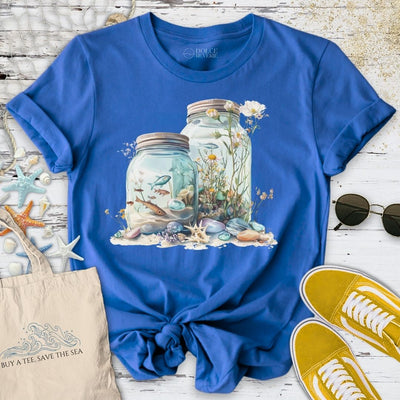Ocean In a Jar T-Shirt - Graphic Tee - Gift for Ocean Lovers - Unisex