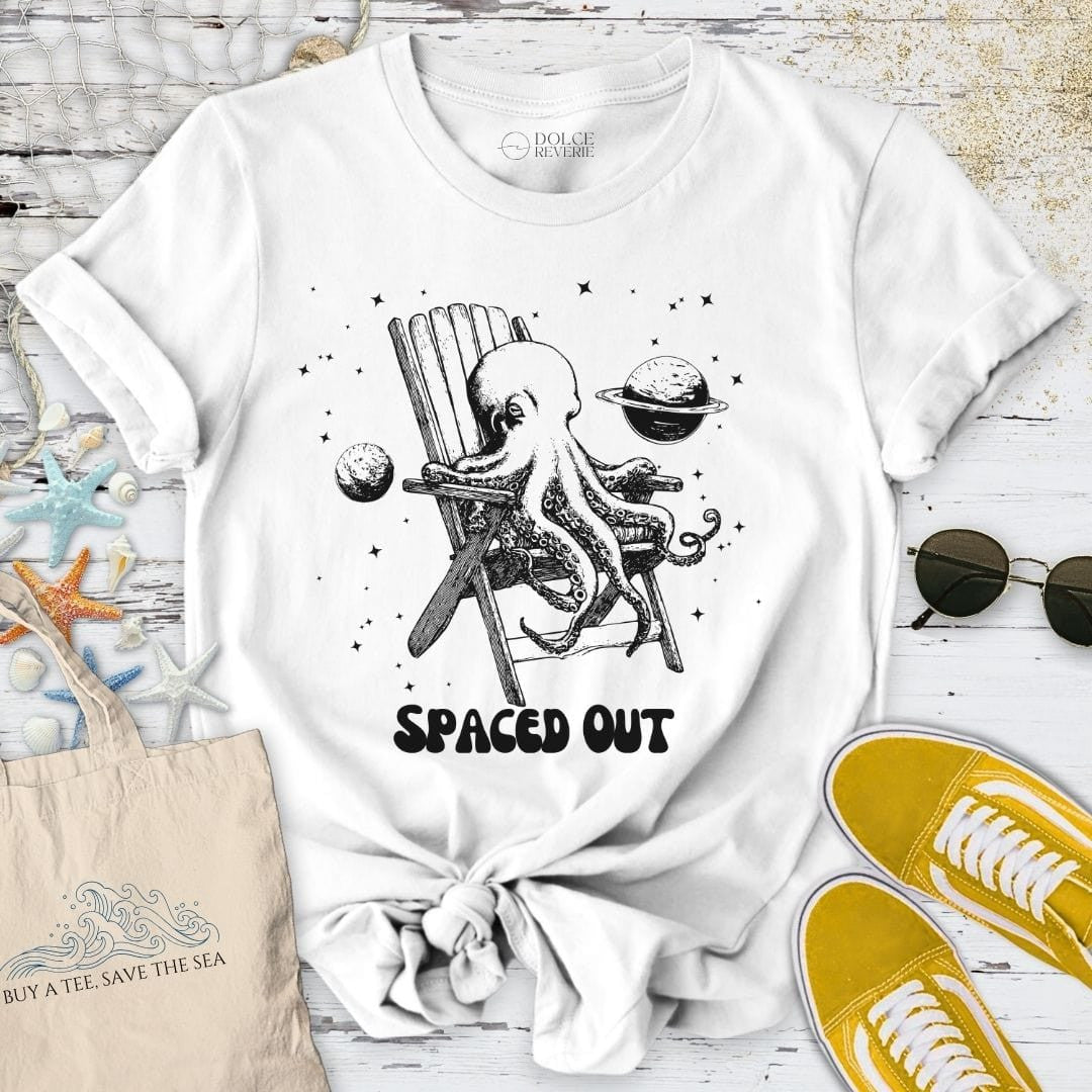 Spaced Out T-Shirt - Ocean Graphic Tee - Gift for Ocean Lovers - Unisex
