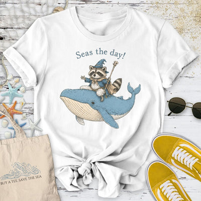 Seas The Day! T-Shirt - Ocean Graphic Tee - Gift for Ocean Lovers - Unisex