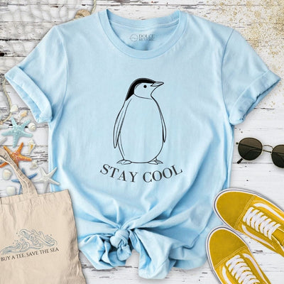 Stay Cool T-Shirt - Ocean Graphic Tee - Gift for Ocean Lovers - Unisex