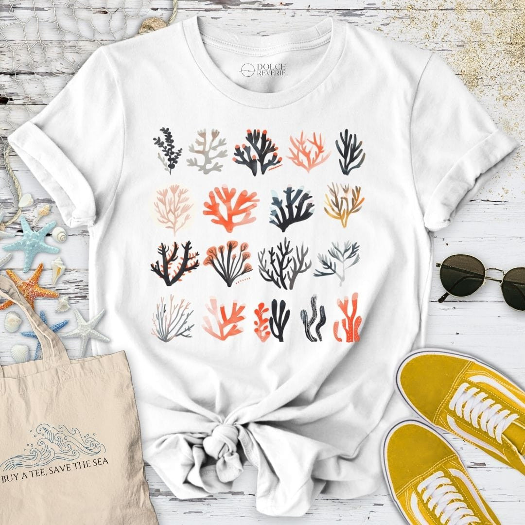 Coral Reef T-Shirt - Ocean Graphic Tee - Gift for Ocean Lovers - Unisex
