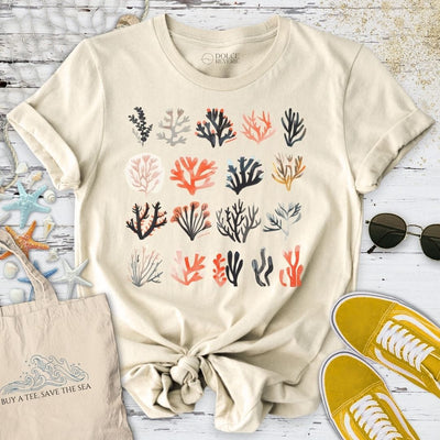Coral Reef T-Shirt - Ocean Graphic Tee - Gift for Ocean Lovers - Unisex