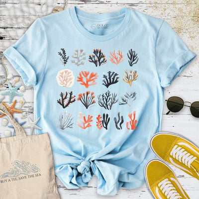 Coral Reef T-Shirt - Ocean Graphic Tee - Gift for Ocean Lovers - Unisex