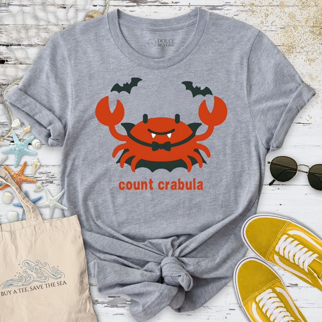 Count Crabula T-Shirt - Ocean Graphic Tee - Gift for Ocean Lovers - Unisex