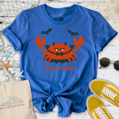 Count Crabula T-Shirt - Ocean Graphic Tee - Gift for Ocean Lovers - Unisex