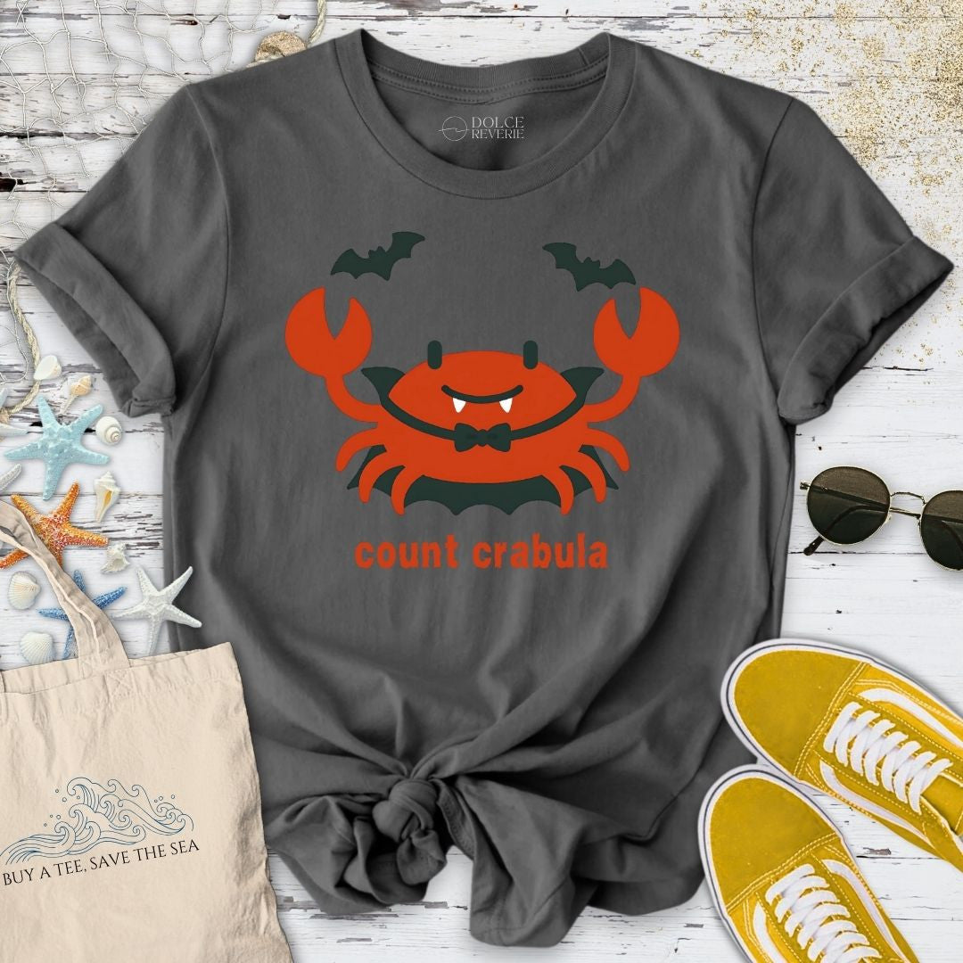 Count Crabula T-Shirt - Ocean Graphic Tee - Gift for Ocean Lovers - Unisex